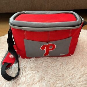 Coleman Philadelphia Phillies Can Halftime Cooler Red MLB Baseball